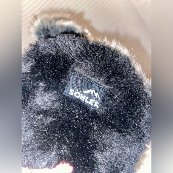 Woman Sölher winter boots white-beige faux fur side zipper lace-up size 7.5 (38) - Picture 7 of 16